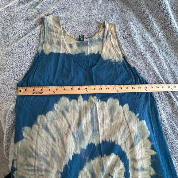 KAthmandu Imports Dress Size 8 Tie Dye Maxi Asymmetrical Fairy Festival 17031 - Picture 8 of 9